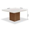 Conjunto De Mesa 8 Cadeiras Tampo Giratório Amsterdã Cedro - 3