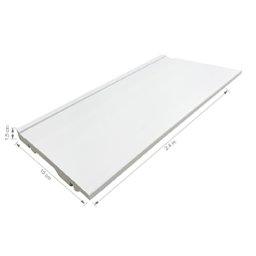 Rodapé de Poliestireno Frisado 15cm x 2,40m Rende 2,40 Metros Casa Grassi  - 5