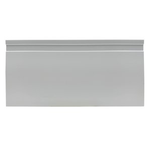 Rodapé de Poliestireno 15cm x 15mm Frisado Metro Linear Casa Grassi