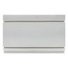 Rodapé de Poliestireno 20cm x 15mm Frisado Metro Linear Casa Grassi - 2