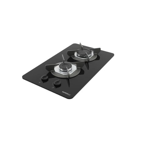 Cooktop Nardelli Safe Ferro Fundido 2 Bocas a Gás Preto Bivolt
