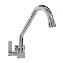 Ver imagem 6 de Torneira Base Quadrada Parede Metal Tubo Inox Cromada