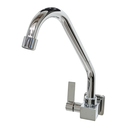 Ver imagem 3 de Torneira Base Quadrada Parede Metal Tubo Inox Cromada
