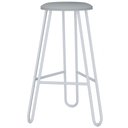 Ver imagem 3 de Kit 08 Banquetas Baixa Bar Cozinha Sala de Jantar Áris C01 Branco Courino Off White - Lyam Decor