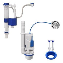 Kit Completo Universal com Duplo Acionamento para Caixa Acoplada - Blukit - 1