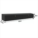 Ver imagem 4 de Rack com Painel Ripado Suspenso para Tv até 70 Polegadas 2 Portas Grécia 180cm