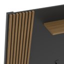 Ver imagem 6 de Rack com Painel Ripado Suspenso para Tv até 70 Polegadas 2 Portas Grécia 180cm