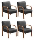 Ver imagem 1 de Kit 4 Poltronas Anita Cor:Veludo Cinza 220