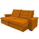 Ver imagem 1 de Sofá 4 Lugares Coliseu 2.60m Retrátil e Reclinável Super Pillow - Terra