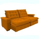 Ver imagem 2 de Sofá 4 Lugares Coliseu 2.60m Retrátil e Reclinável Super Pillow - Terra