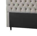 Ver imagem 2 de Cabeceira Imperatriz 1000 Plus Casal 1400mm Veludo Adar Off White - Simbal