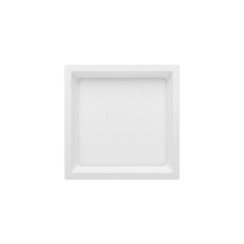 Painel de Led Sobrepor Stella Deep Quadrado 16x16cm Recuado 12w