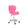 Cadeira Office Eiffel Slim Base Giratória - Rosa Rosa - 1