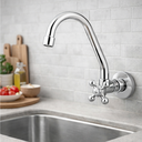 Ver imagem 2 de Torneira de Cozinha Parede Bica Móvel C33 3/4"