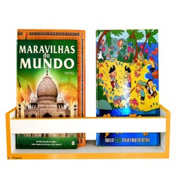 Prateleira Revisteiro para álbuns figurinhas Copa do mundo - 3