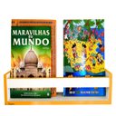 Ver imagem 3 de Prateleira Revisteiro para álbuns figurinhas Copa do mundo