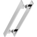 Ver imagem 2 de Puxador De Porta Pivotante Barra Chata Duplo Cromado 40cm