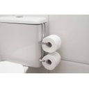 Ver imagem 3 de Suporte Papeleira Dupla Papel Higiênico Para Caixa Acoplada