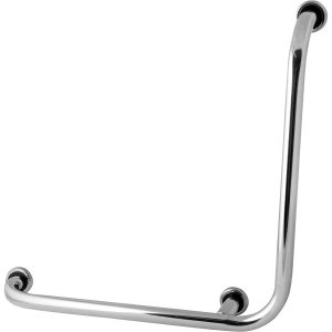 Barra De Apoio Para Box De Banheiro Modelo L 60x60cm Lado de instalação:Lado Esquerdo;Cor: