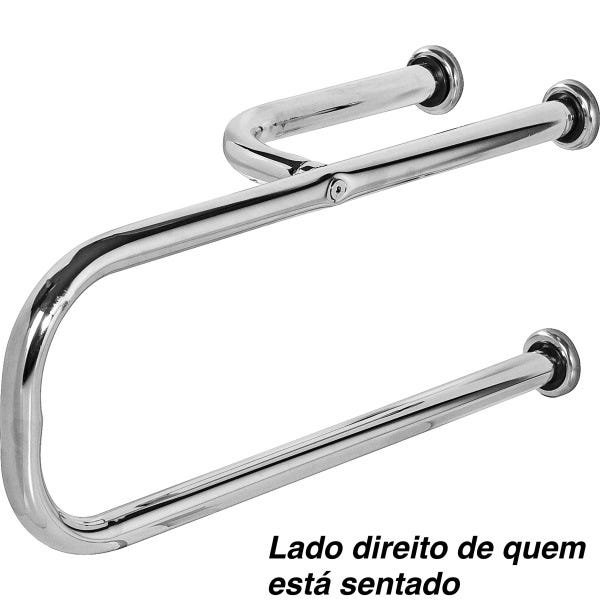 Barra De Apoio Para Vaso Sanitário 80X20CM