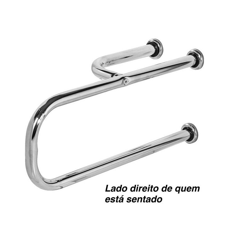 Barra De Apoio Para Vaso Sanitário 80X20CM