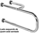 Ver imagem 2 de Barra De Apoio Para Vaso Sanitário 70X20CM
