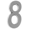 Número Residencial De Casa Cromado 8 - 20cm De Altura - 1