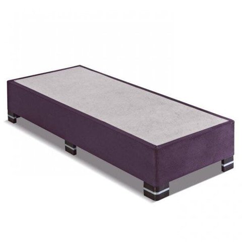 Base Box Solteiro 25x88x188cm Sommier Kappesberg Roxo