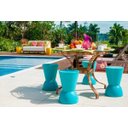 Ver imagem 3 de Kit 4 Banquetas Nick Assento Color Base Cristal Rosa