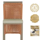 Ver imagem 3 de Mesa Bistrô e 2 Banquetas Roma Fendi Corda Náutica Estofado 7 Trama Original