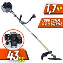 Ver imagem 2 de Roçadeira Lateral Anmax Cg430b 43cc 1,7hp 12.000rpm C/ Carretel + Faca 2p + Faca 40d Vídea