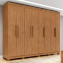Ver imagem 1 de Guarda-Roupa Casal 8 Portas Easy Slim com Pés