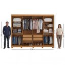 Ver imagem 2 de Guarda-Roupa Casal 8 Portas Easy Slim com Pés