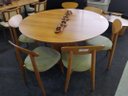 Ver imagem 1 de Sala de Jantar Laminada Redonda 6 Cadeiras 1,35m - Piemonte - Requinte Salas