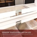 Ver imagem 6 de Penteadeira Iris 7 Gavetas e Espelho Touch LED 122x144cm Branco 250176