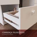Ver mais imagens de Penteadeira Iris 7 Gavetas e Espelho Touch LED 122x144cm Branco 250176