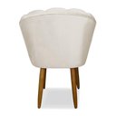 Ver imagem 2 de Kit 4 Cadeiras de Jantar Moderna Flor Balaqui Decor Bege
