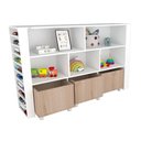 Ver imagem 1 de Organizador Infantil Newton com Baús e Porta Carrinhos MDF Woodcore