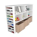 Ver imagem 3 de Organizador Infantil Newton com Baús e Porta Carrinhos MDF Woodcore