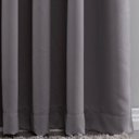 Ver imagem 3 de Cortina Tecido Blackout Grafite 300x230cm para Varão Fastlar Cortina para Varão
