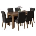 Ver imagem 2 de Conjunto Sala de Jantar Mesa Tampo de Vidro 6 Cadeiras Odara Madesa