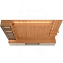 Ver mais imagens de Rack para Sala com Painel para TV 75 pol Cristaleira LED 290cm Noble L05 Canela Gris Fosco - Lyam