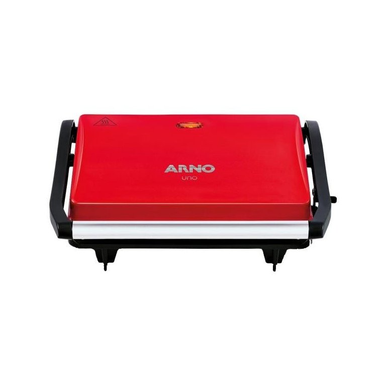 Grill Arno Compact Uno, Capacidade de 2 Hamburgueres, 760W, Vermelho - 110V