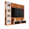 Painel Pequeno Para Tv Até 55 Polegadas Freijó Off White Portia Shop Jm - 2