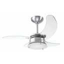 Ver imagem 1 de Ventilador de Teto Tron Chanceler Alumínio 3 Pás Transparentes - 220V