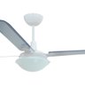 Ventilador de Teto Citrino Branco 3 Pás Transparentes Tron 127v - 6