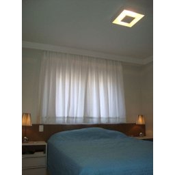 Luminária Plafon Luz Indireta Sobrepor 40x40cm 4 Lâmpadas Branco - 3