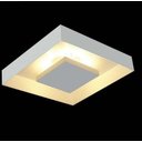 Ver imagem 2 de Luminária Plafon Luz Indireta Sobrepor 40x40cm 4 Lâmpadas Branco