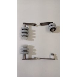 Kit Roldana Eixo Inox para Envidraçamento de Sacada europeu - 5