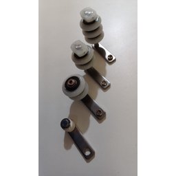 Kit Roldana Eixo Inox para Envidraçamento de Sacada europeu - 1